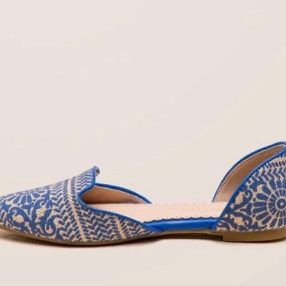 Women's Restricted, D’Orsay Glory Blue Flat blue and tan 6.5 - Picture 17 of 17